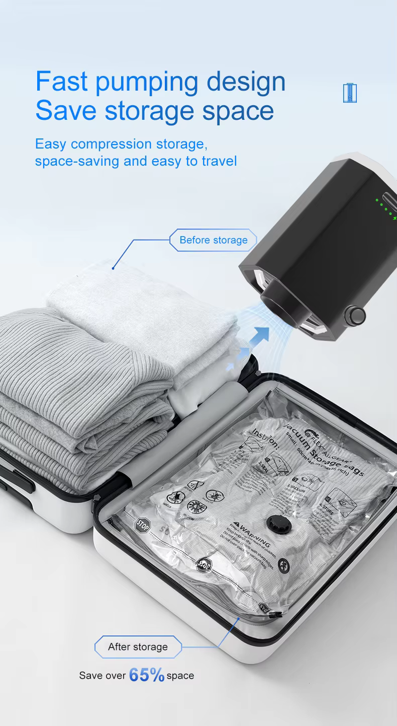 Portable Rechargeable Mini Air Mattress Pump Battery Powered Wireless Outdoor Inflate Deflate Light OEM Mini Air Pump